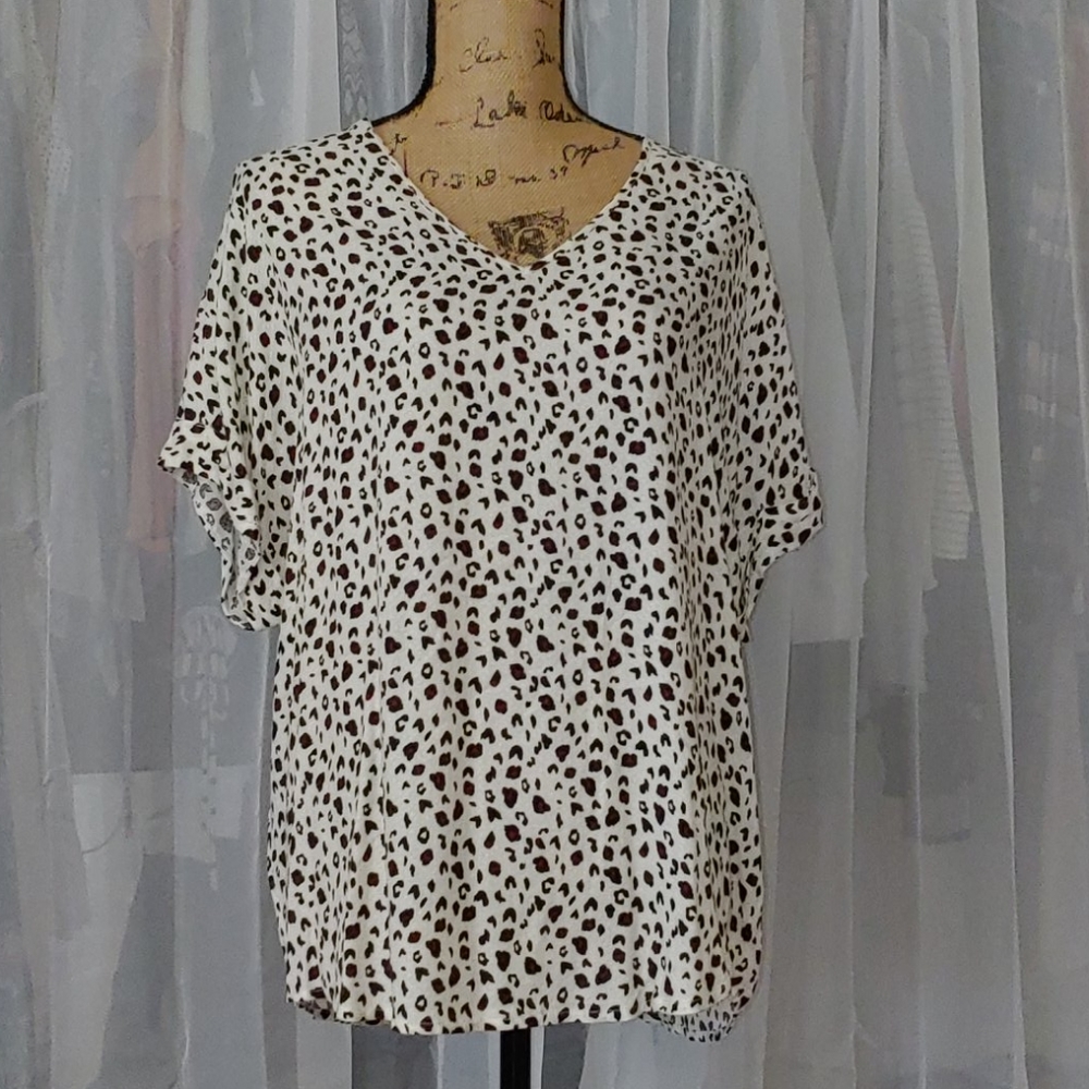 Animal print top